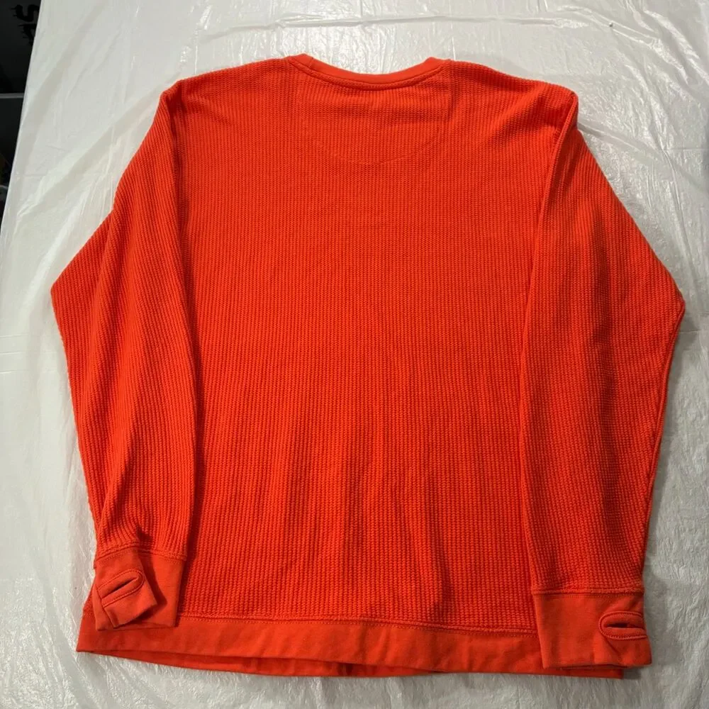 Clemson Tigers PressBox Surf Plus Sweater Orange Size Medium NCAA